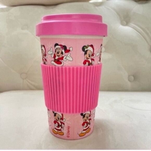 NWT Disney Mickey and Minnie Bamboo Travel Mug - Picture 12 of 16
